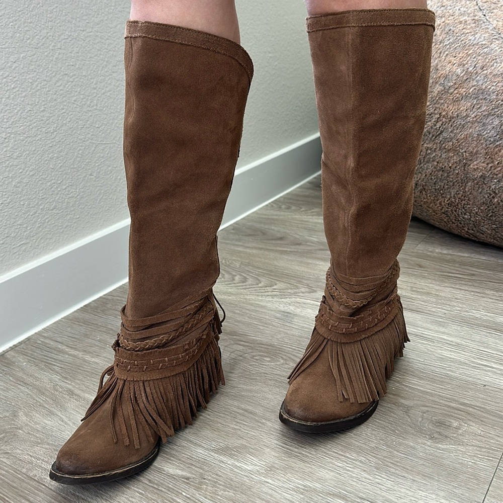 Naughty Monkey Knee High Boots